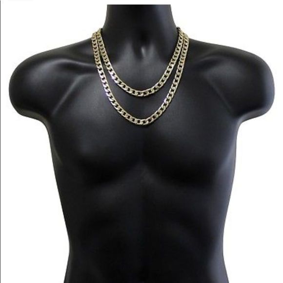 2 CHAINS Gold Cuban Link 20
